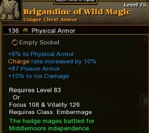 Brigandine of Wild Magic