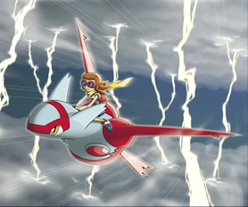 Brisa volando sobre Latias