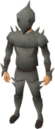 Spined armour equipped