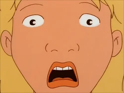 Naked Luanne screams