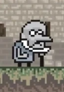 Elderly townsmen