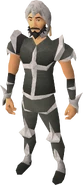 Skeletal armour equipped