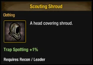 Scouting Shroud