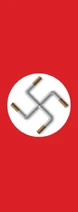 Anti-smoking swastika banner