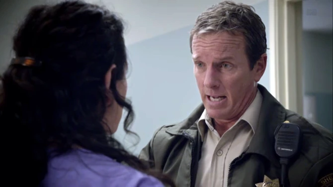Teen Wolf Season 3 Episode 1 Tattoo Linden Ashby Sheriff Stilinski