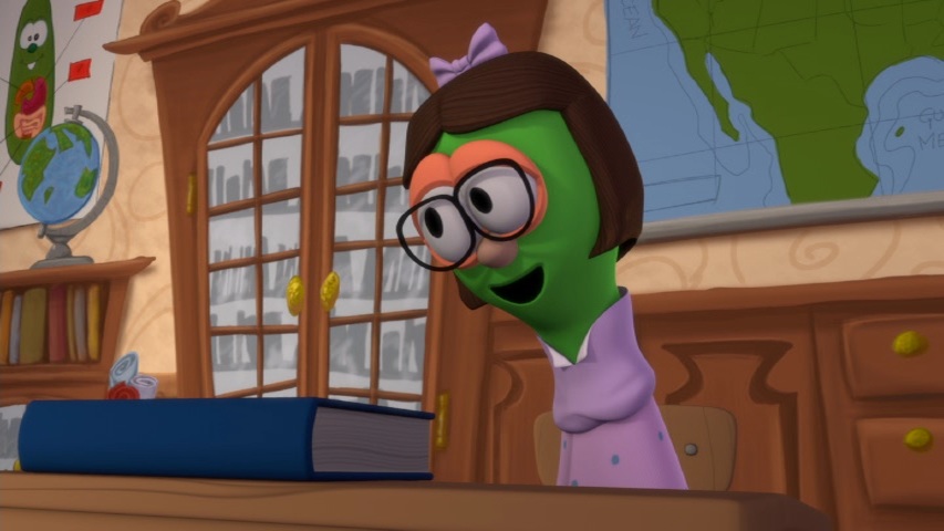 Annie With Purple Shirt And Bowtie Veggietales Its For The Kids Wiki