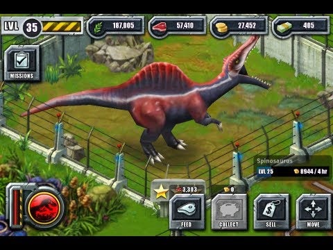 jurassic park builder dinosaurs