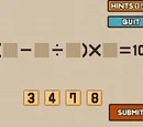 Puzzle:Finish the Equation