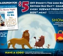 The Lion King (Subway, 2011)