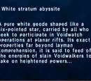 White Stratum Abyssite