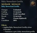 Baby Stonechest Gorilla