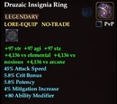 Druzaic Insignia Ring