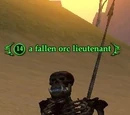 A fallen orc lieutenant