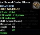 Spellbound Cerise Gloves