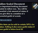 Tallow Sealed Document