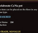 An elaborate Ca'Na pot