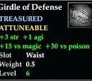 Girdle of Defense