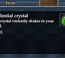 An elestial crystal