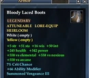 Bloody Laced Boots