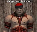 A Juggernaut taskmaster