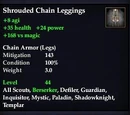 Shrouded Chain Leggings