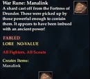 War Rune: Manalink