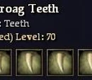 Worn Droag Teeth