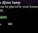 Platinum djinn lamp