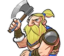 Throwing Axeman