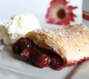 Sour Cherry Strudel by Elle Bee