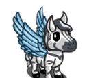 Mini Zebra Pegasus Foal