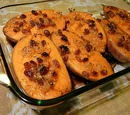 Candied Sweet Potatoes with Apples and Raisins