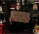 List of things Jade Hates