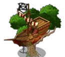 Pirate Ship Treehouse