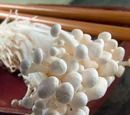 Enoki mushrooms