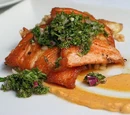 Seared Salmon with Azuki Bean Paste by JayMan3