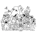 Sesame Street T-shirts (American Apparel)