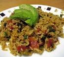 Coconut Rice with Beans