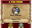 A Foul Decree