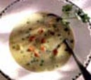 Broad Bean and Bacon Soup