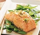 Steamed Fish with Snow Peas