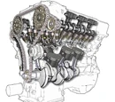 V6 engine