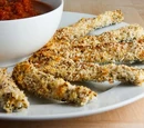 Parmesan Crusted Baked Zucchini Sticks