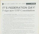 It's Federation Day!