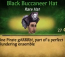 Black Buccaneer Hat