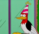 Flanders' pet woodpecker