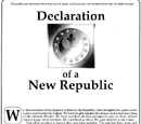 Declaración de una Nueva República