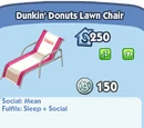 Dunkin' Donuts Lawn Chair