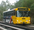 Guided bus