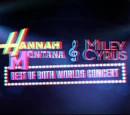 Hannah and Miley Concert Pictures in 3-D
